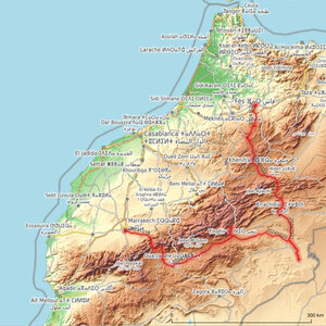 2024_Maroc, Tracé total sans étiquettes OSM