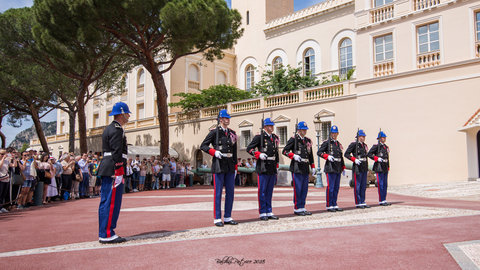 Carabiniers Relève de la garde 21mai2018 changement de tenues, 21mai2018-21