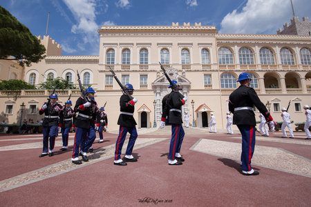 Carabiniers Relève de la garde 21mai2018 changement de tenues, 21mai2018-102