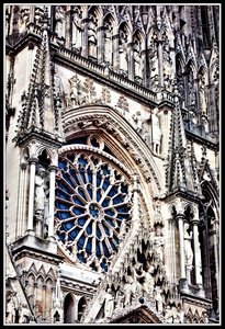 Cathédrale de Reims (batiment), 002 Rosace fameuse